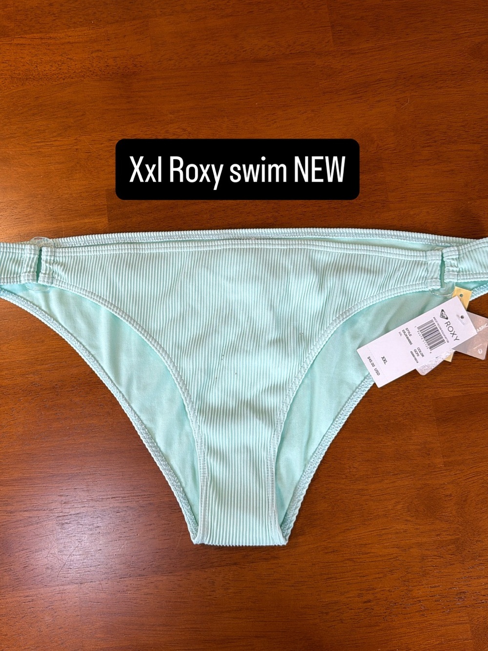 NWT Roxy teal swimsuit bottoms